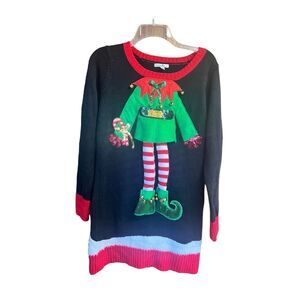 Kela Elf  Long Xmas Sweater Sz M